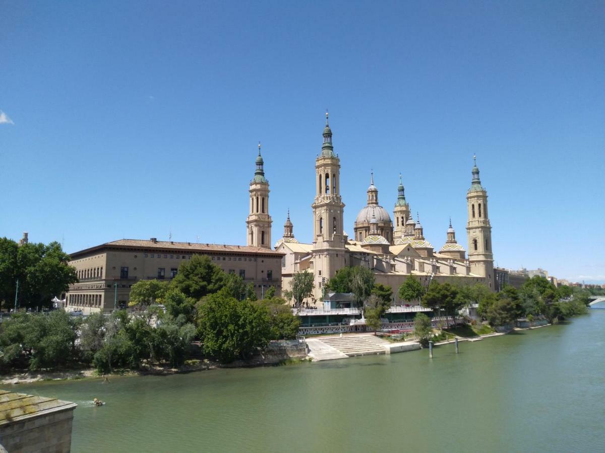 Acojedor Piso A Metros Del Pilar Y Plaza Espana Zaragoza Exterior foto