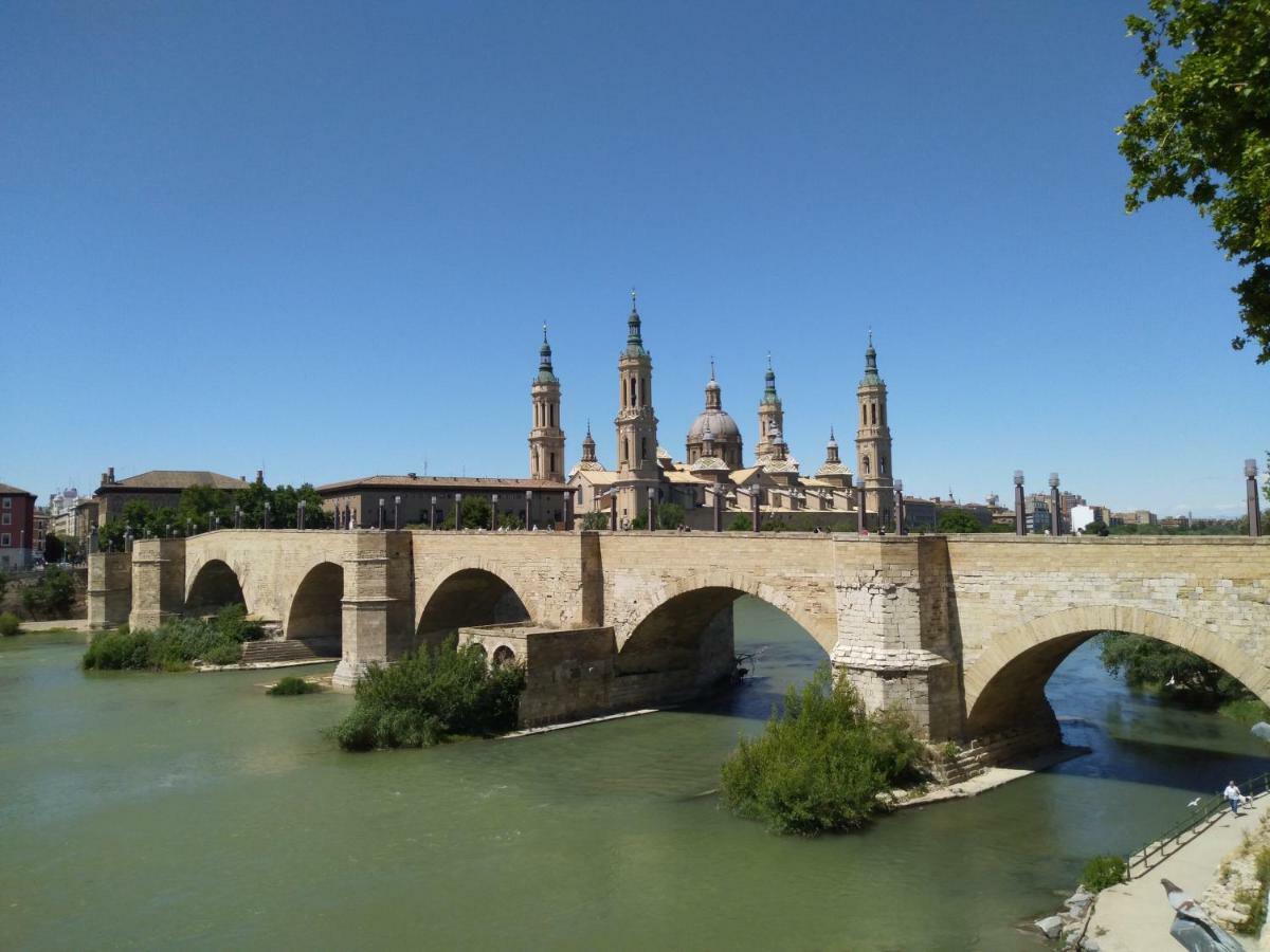 Acojedor Piso A Metros Del Pilar Y Plaza Espana Zaragoza Exterior foto