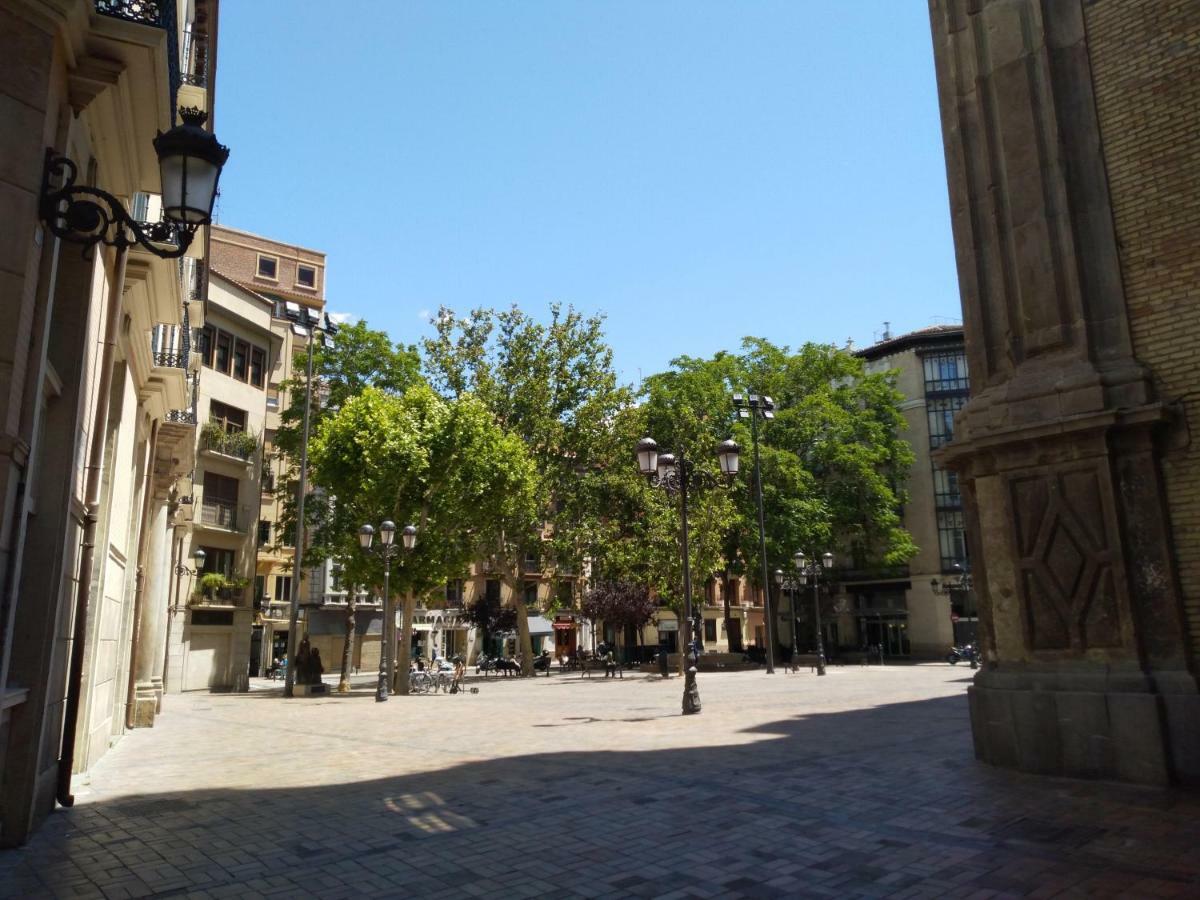 Acojedor Piso A Metros Del Pilar Y Plaza Espana Zaragoza Exterior foto